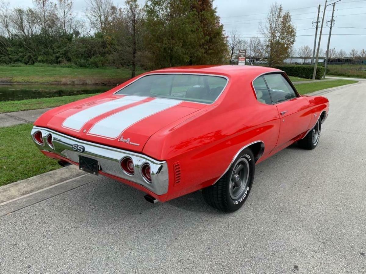 1971 Red Chevrolet Chevelle SS LS5 Super Sport