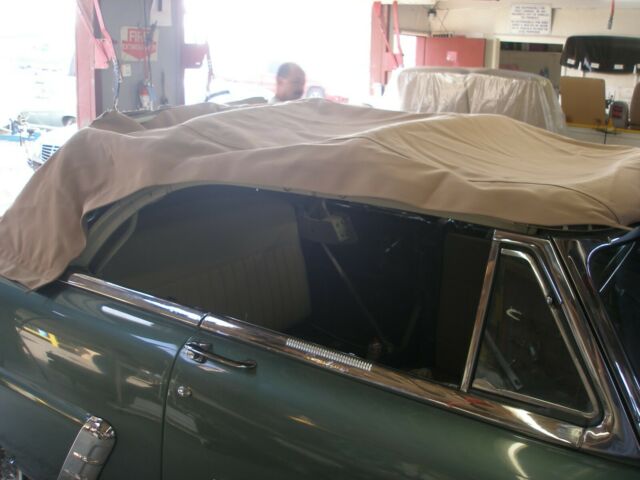 1952 Green Ford Sunliner Convertible