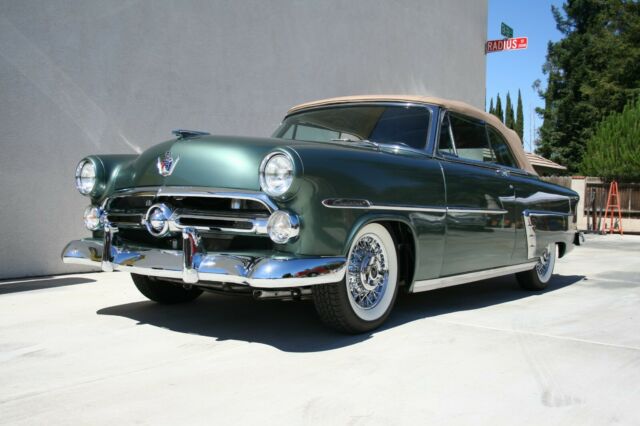 1952 Green Ford Sunliner Convertible