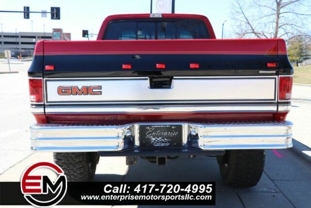 1988 RED/BLACK GMC Sierra 3500 Crew Pickup