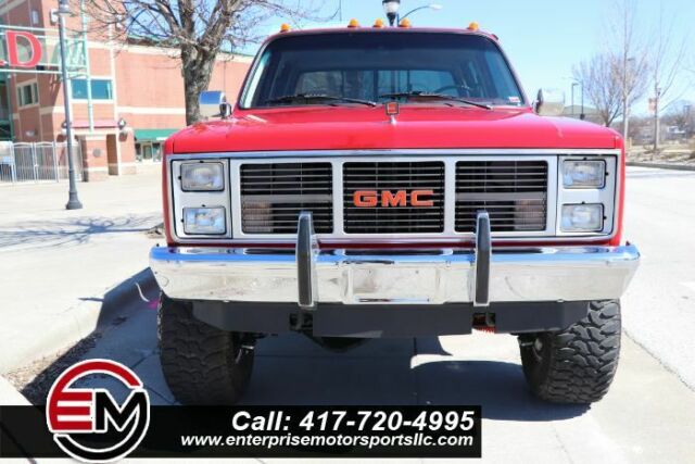 1988 RED/BLACK GMC Sierra 3500 Crew Pickup