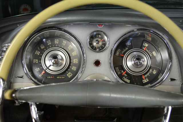 1957 Blue Chrysler Imperial Convertible
