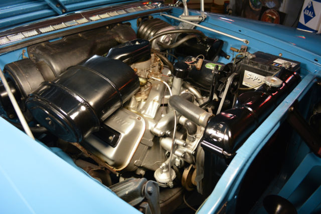 1957 Blue Chrysler Imperial Convertible