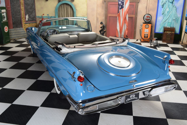 1957 Blue Chrysler Imperial Convertible