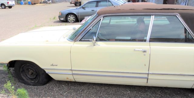 1968 Yellow Chrysler Imperial Coupe