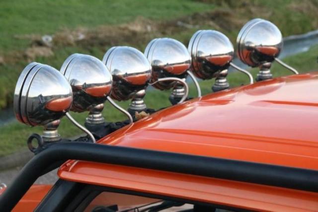 1973 Orange Land Rover Range Rover