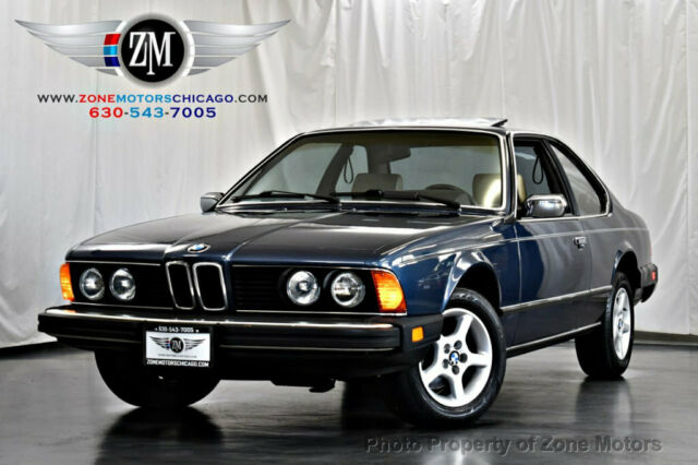 1984 Blue BMW 6-Series