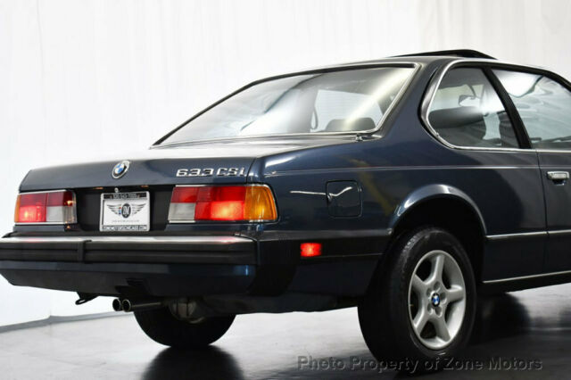 1984 Blue BMW 6-Series