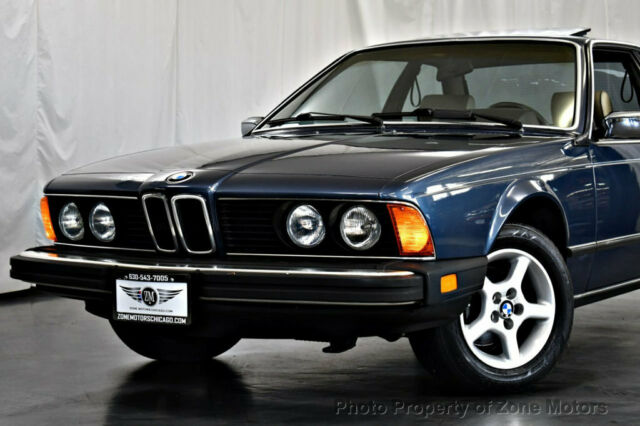 1984 Blue BMW 6-Series