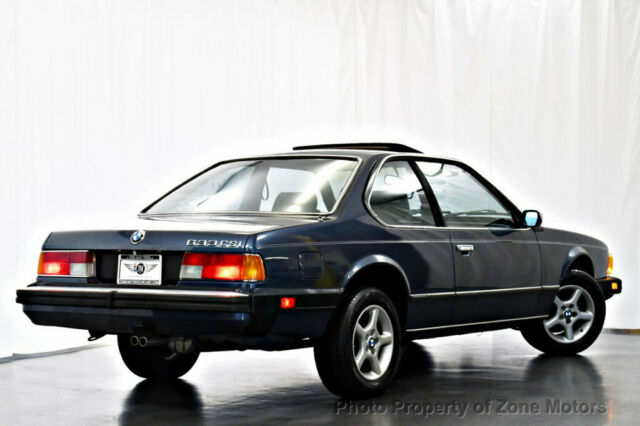 1984 Blue BMW 6-Series