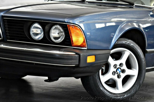 1984 Blue BMW 6-Series