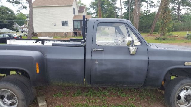 1984 Black Chevrolet C/K Pickup 3500 Standard Cab Pickup