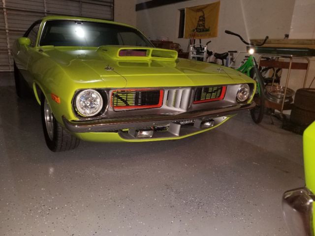 1973 Green Plymouth Barracuda Coupe