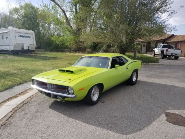 1973 Green Plymouth Barracuda Coupe