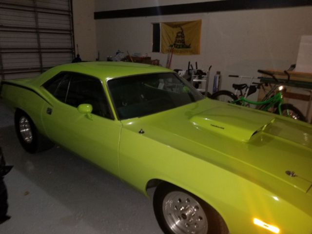 1973 Green Plymouth Barracuda Coupe