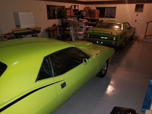 1973 Green Plymouth Barracuda Coupe