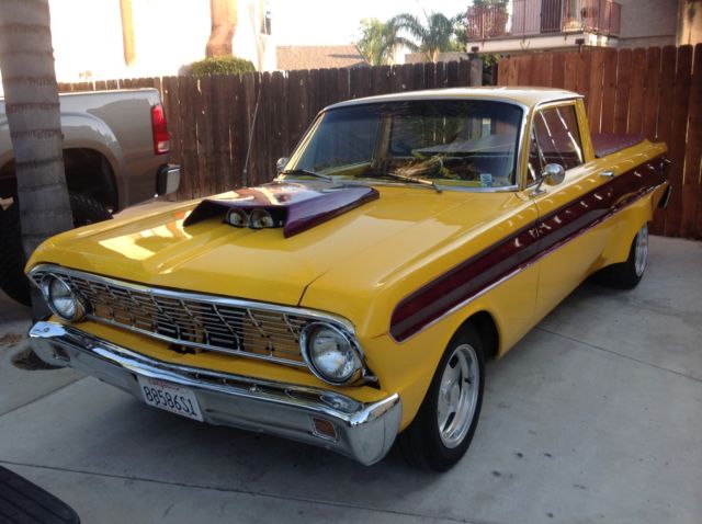 1965 Yellow Ford Ranchero