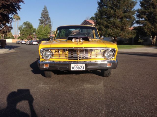 1965 Yellow Ford Ranchero