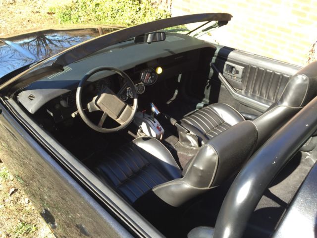 1982 Black Chevrolet Camaro Coupe