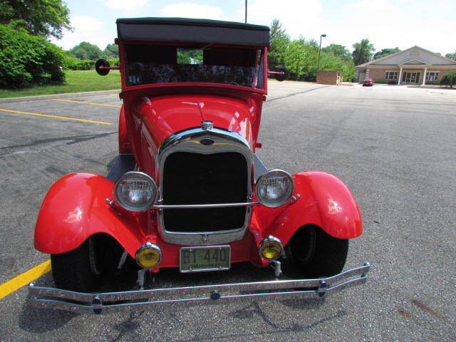 1929 Red Ford Model A Standard Cab Pickup
