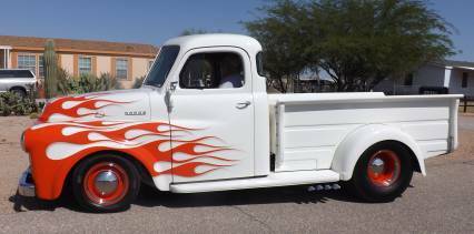 1951 White / Orange Dodge B-3C