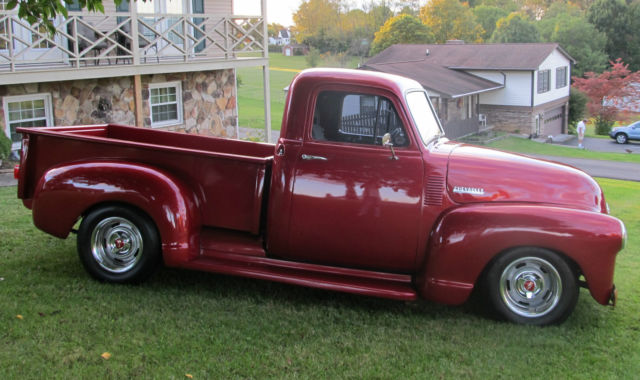 1952 Burgundy Chevrolet Other Pickups Standard Cab Pickup