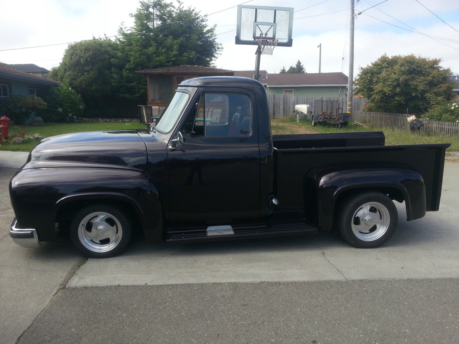 1954 midnight red pearl metallic Ford F-100 Standard Cab Pickup