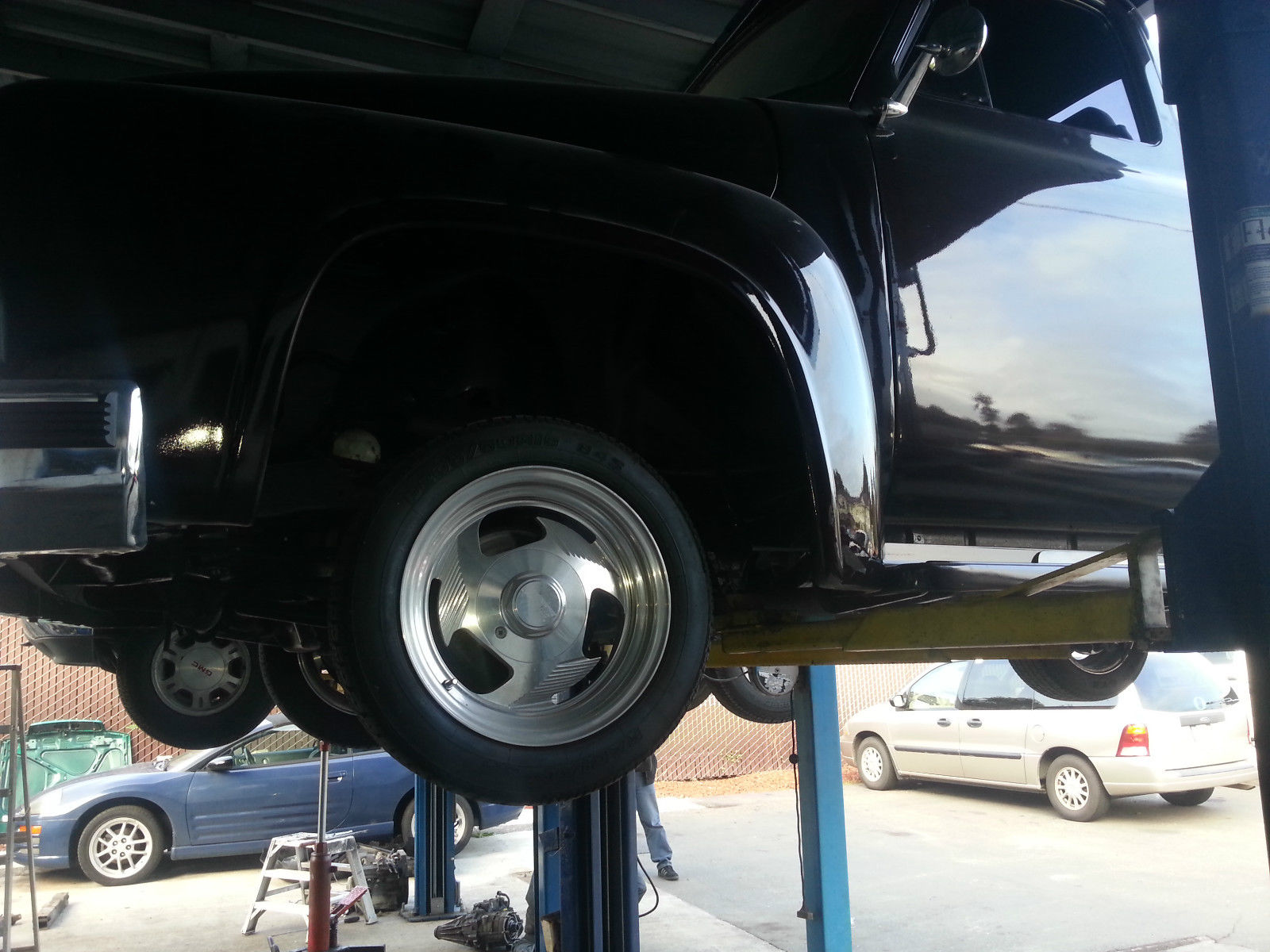 1954 midnight red pearl metallic Ford F-100 Standard Cab Pickup