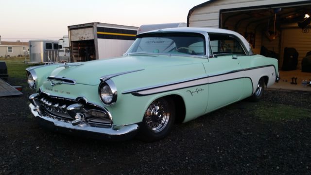 1955 Mint Green/White DeSoto Sportsman Coupe