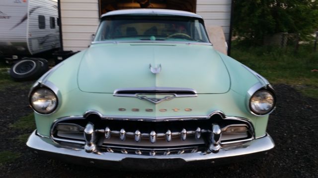 1955 Mint Green/White DeSoto Sportsman Coupe