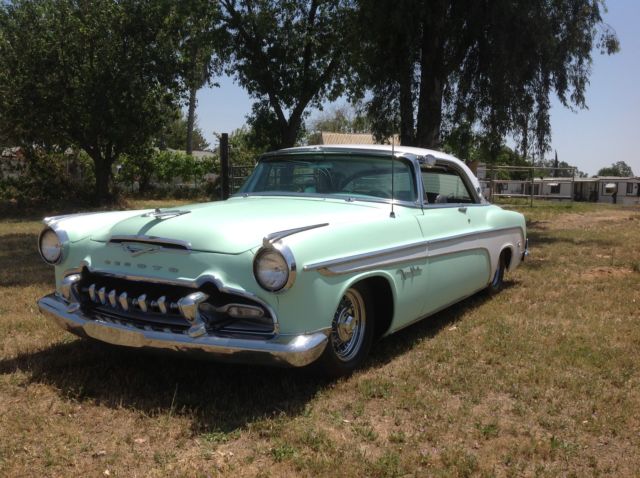 1955 Mint Green/White DeSoto Sportsman Coupe