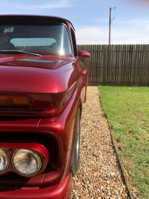 1960 Red Chevrolet C-10 Standard Cab Pickup