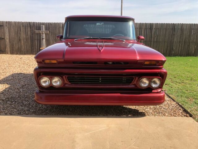 1960 Red Chevrolet C-10 Standard Cab Pickup