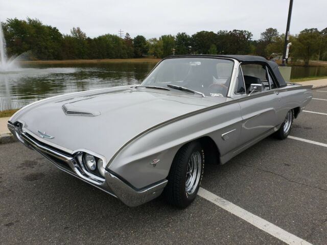 1963 Platinum Ford Thunderbird Convertible