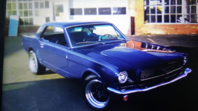 1966 Blue Ford Mustang Coupe