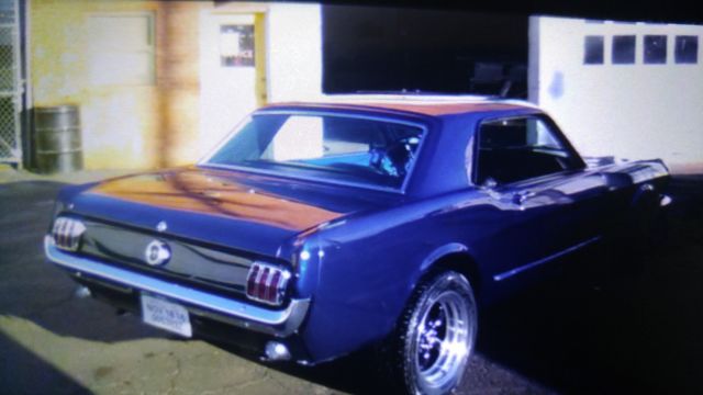 1966 Blue Ford Mustang Coupe