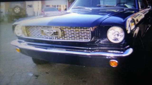 1966 Blue Ford Mustang Coupe