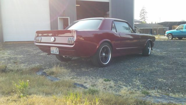 1966 Red Ford Mustang Coupe