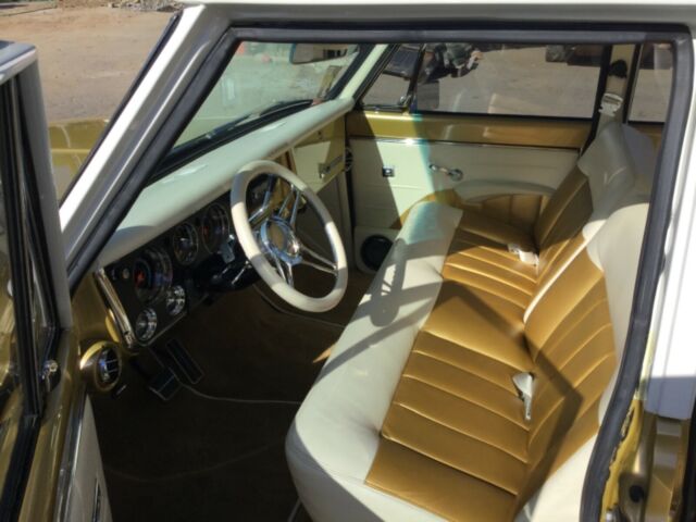 1967 Gold & White Chevrolet C-10 Extended Crew Cab Pickup