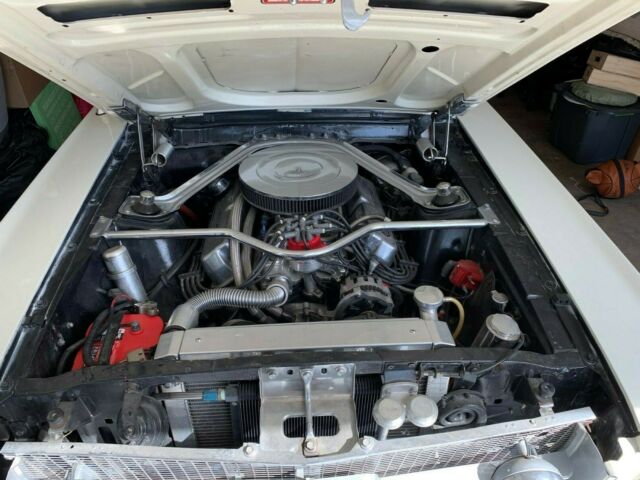 1967 White/Blue Ford Mustang Convertible