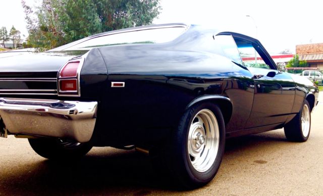 1969 black Chevrolet Chevelle Coupe