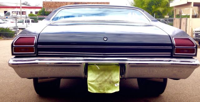 1969 black Chevrolet Chevelle Coupe