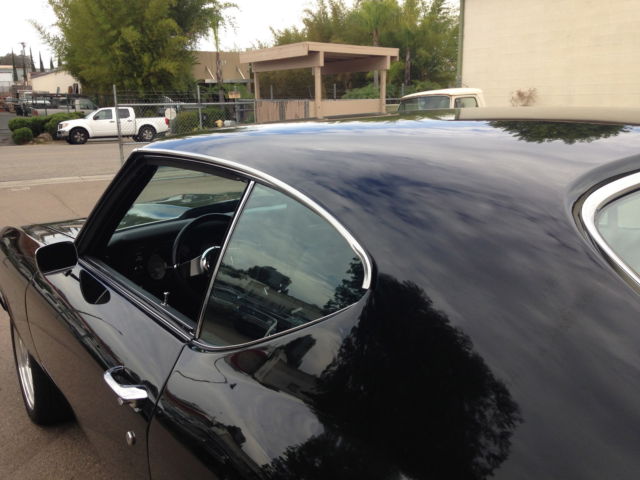1969 black Chevrolet Chevelle Coupe