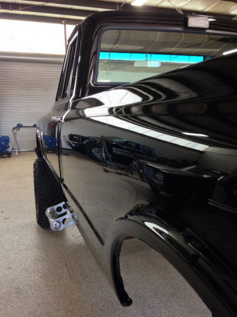 1970 black Chevrolet C-10 Standard Cab Pickup