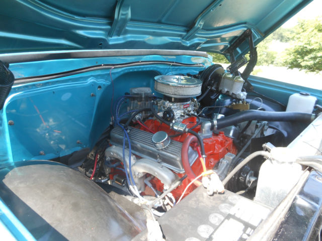1970 metallic light blue Chevrolet C-10 pickup