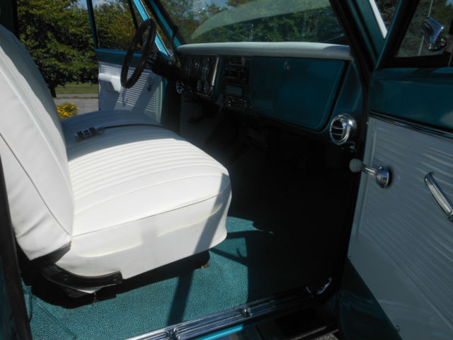 1970 metallic light blue Chevrolet C-10 pickup