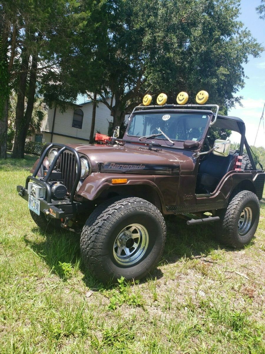 1975 Brown Jeep CJ SUV