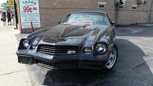 1978 Black Chevrolet Camaro Coupe