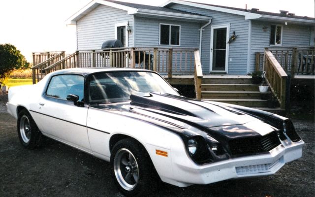 1980 Black/White Chevrolet Camaro Coupe