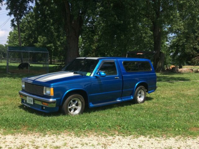 1985 Blue Chevrolet S-10
